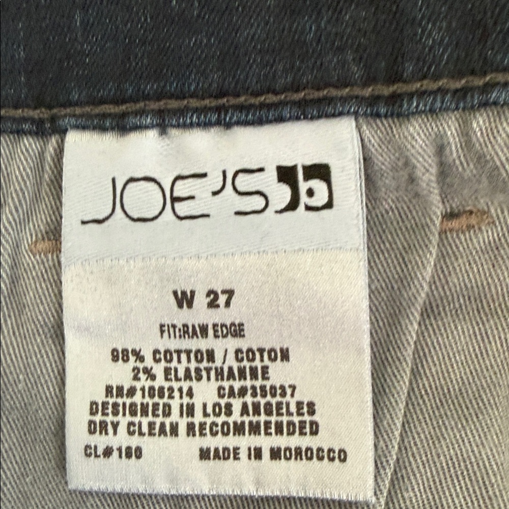 NWT Joe's Jeans Dark Blue Denim SHORTY Shorts Sz 27 - Picture 3 of 5